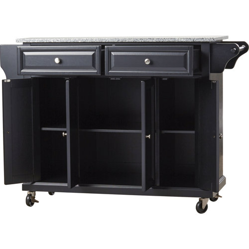 Three Posts™ Monty Granite Kitchen Island & Reviews Wayfair